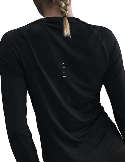 Nike Swift Dri-FIT UV Long-Sleeve Running Top - Black/Reflective Silverimages2- The Sports Edit
