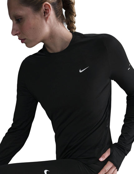 Nike Swift Dri-FIT UV Long-Sleeve Running Top - Black/Reflective Silverimages3- The Sports Edit