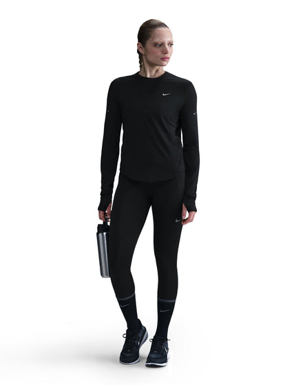 Nike Swift Dri-FIT UV Long-Sleeve Running Top - Black/Reflective Silverimages5- The Sports Edit