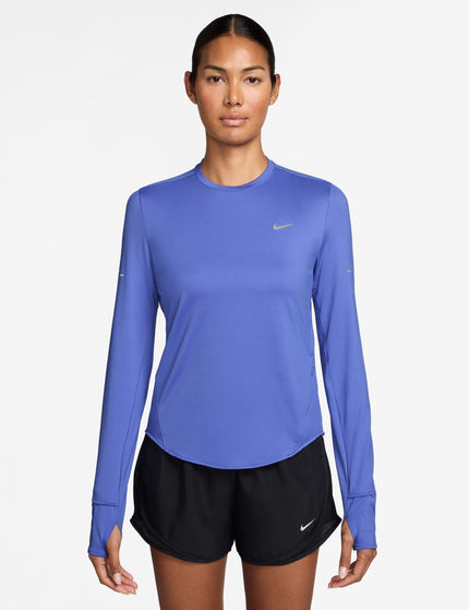 Nike Swift Dri-FIT UV Long-Sleeve Running Top - Sapphire/Reflective Silverimages1- The Sports Edit