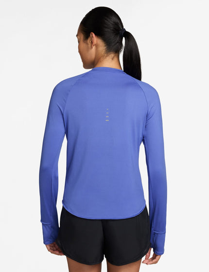 Nike Swift Dri-FIT UV Long-Sleeve Running Top - Sapphire/Reflective Silverimages2- The Sports Edit