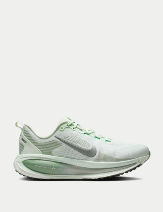 Barely Green Vomero 18 Running Shoes - White/Hot Lava/Violet Mist/Sapphire