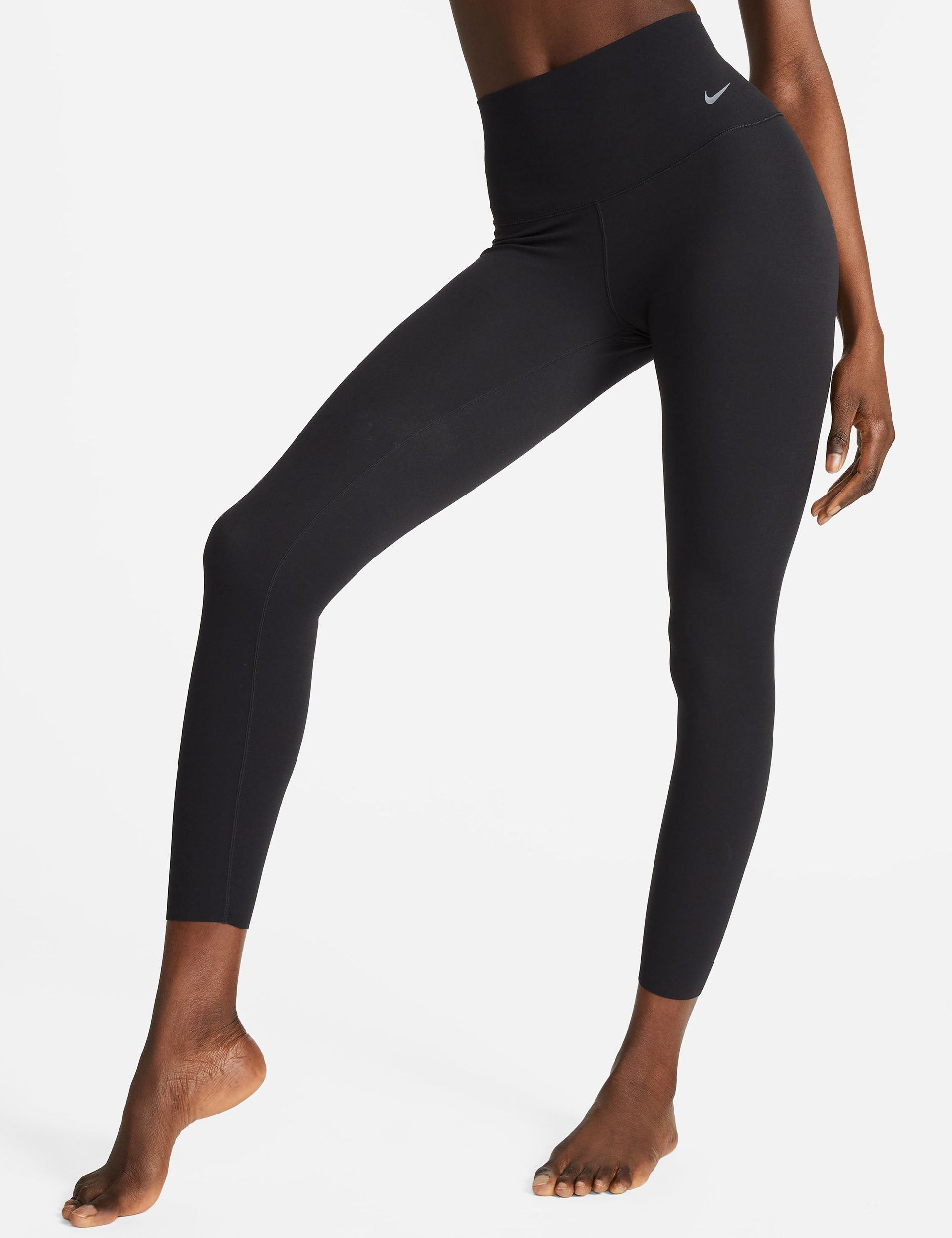 Nike | Zenvy High Waisted 7/8 Leggings - Black | The Sports Edit