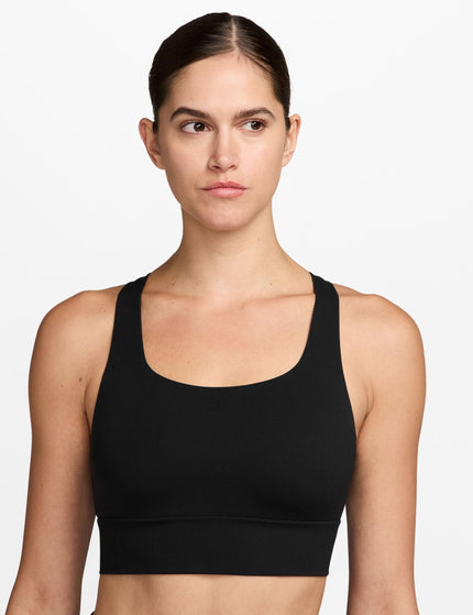 Nike Zenvy Light-Support Longline Bra - Black/Cool Greyimages1- The Sports Edit