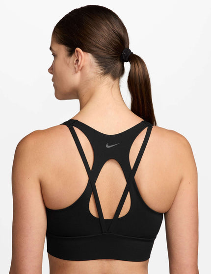 Nike Zenvy Light-Support Longline Bra - Black/Cool Greyimages2- The Sports Edit