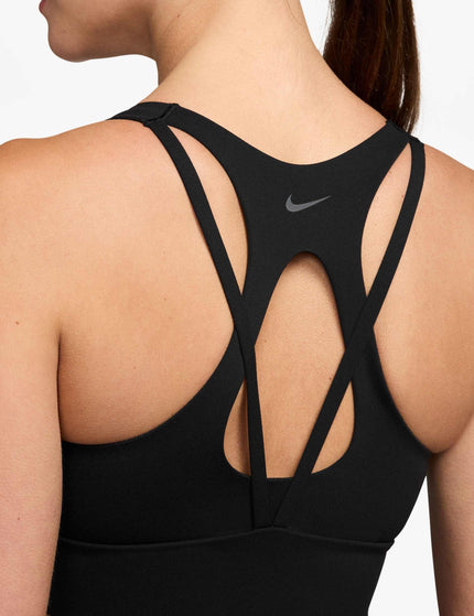 Nike Zenvy Light-Support Longline Bra - Black/Cool Greyimages3- The Sports Edit