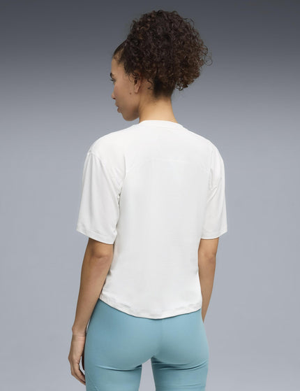 PUMA Cloudspun Relaxed Tee - Whiteimages2- The Sports Edit