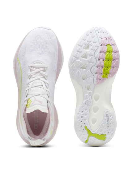 PUMA ForeverRun NITRO Shoes - White/Grape Mist/Silver Mistimage4- The Sports Edit