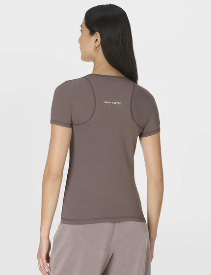 Sweaty Betty All Day T-Shirt - Taupe Brownimages2- The Sports Edit