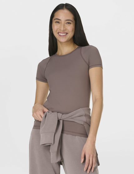Sweaty Betty All Day T-Shirt - Taupe Brownimages4- The Sports Edit