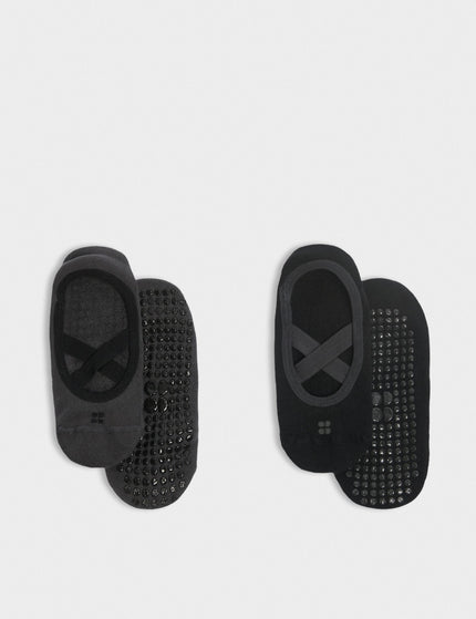 Sweaty Betty Ballet Gripper Socks 2 Pack - Black Greyimages1- The Sports Edit