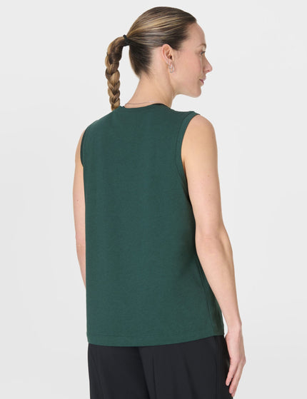 Sweaty Betty Essential Sleeveless Vest - Trek Greenimages2- The Sports Edit