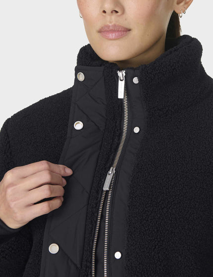 Sweaty Betty Navigate Fashion Texture Coat - Blackimages2- The Sports Edit