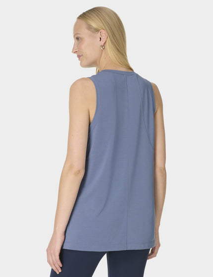 Sweaty Betty Soft Flow Studio Vest - Luxe Blueimages2- The Sports Edit