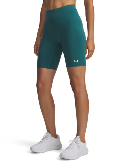 Under Armour Motion 8" Bike Shorts - Rack Green/Whiteimages1- The Sports Edit