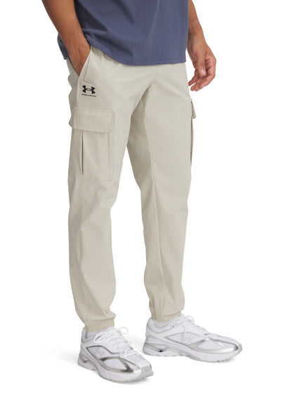 Under Armour Vibe Woven Cargo Pants - Khaki Base/Blackimages1- The Sports Edit