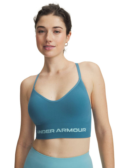 Under Armour Vanish Seamless Low Sports Bra - Boundless Blue/Blue Hazeimages1- The Sports Edit
