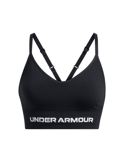 Under Armour Vanish Seamless Low Sports Bra - Black/Whiteimages6- The Sports Edit