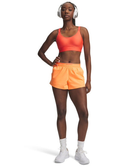 Under Armour Vanish Woven 3" Shorts - Orange Bloc/Venomimages4- The Sports Edit
