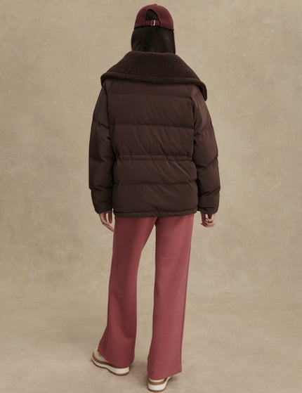 Varley Roseville Down Jacket - Coffee Beanimages8- The Sports Edit