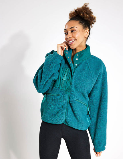 FP Movement Hit The Slopes Fleece Jacket - Bright Forestimage1- The Sports Edit