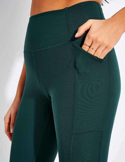 Girlfriend Collective High Waisted Pocket Legging - Mossimage4- The Sports Edit