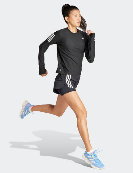 adidas Own The Run Long Sleeve Tee - Blackimage5- The Sports Edit
