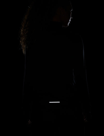 Nike Dri-FIT Swift Element UV 1/4-Zip Running Top - Black/Reflective Silverimage5- The Sports Edit