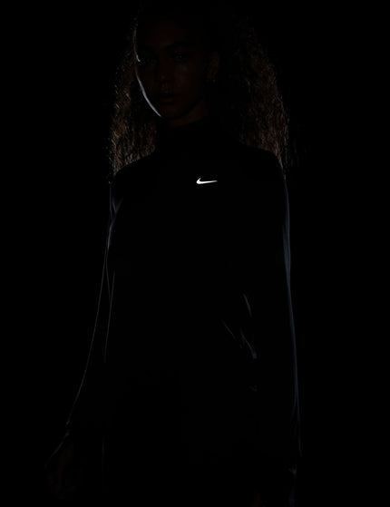 Nike Dri-FIT Swift Element UV 1/4-Zip Running Top - Black/Reflective Silverimage6- The Sports Edit