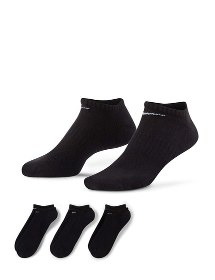 Nike Everyday Cushioned Socks (3 pairs) - Black/Whiteimage2- The Sports Edit