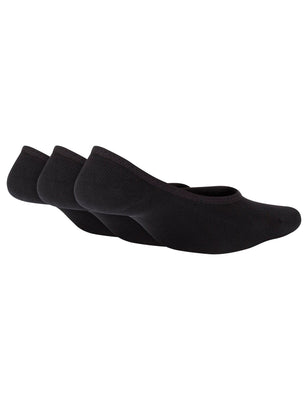 Everyday Lightweight Footie Socks (3 Pairs) - Black