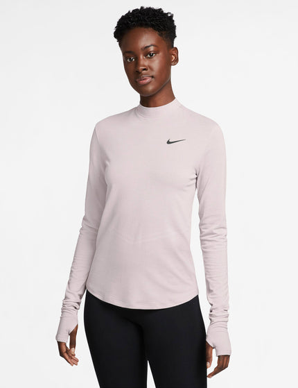 Nike Swift Wool Running Long-Sleeve Top - Platinum Violetimage1- The Sports Edit