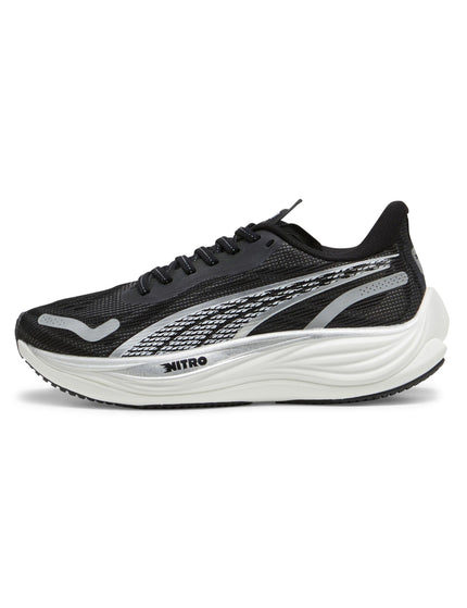 PUMA Velocity NITRO 3 Shoes - Black/Silver/Whiteimage2- The Sports Edit
