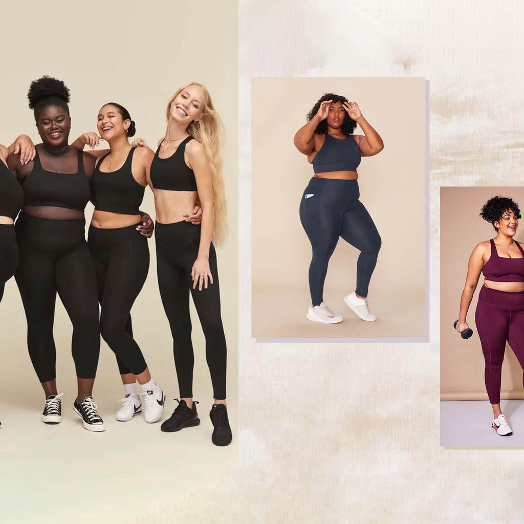 Reebok Workout Ready Big Logo Women's Plus Size Leggings - Free Shipping