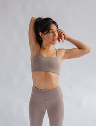 Girlfriend Collective Juliet Bra - Cocoon Heatherimage1- The Sports Edit