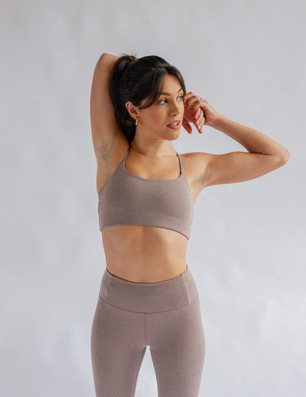 Girlfriend Collective Juliet Bra - Cocoon Heatherimage1- The Sports Edit