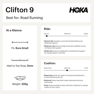 Clifton 9 hoka