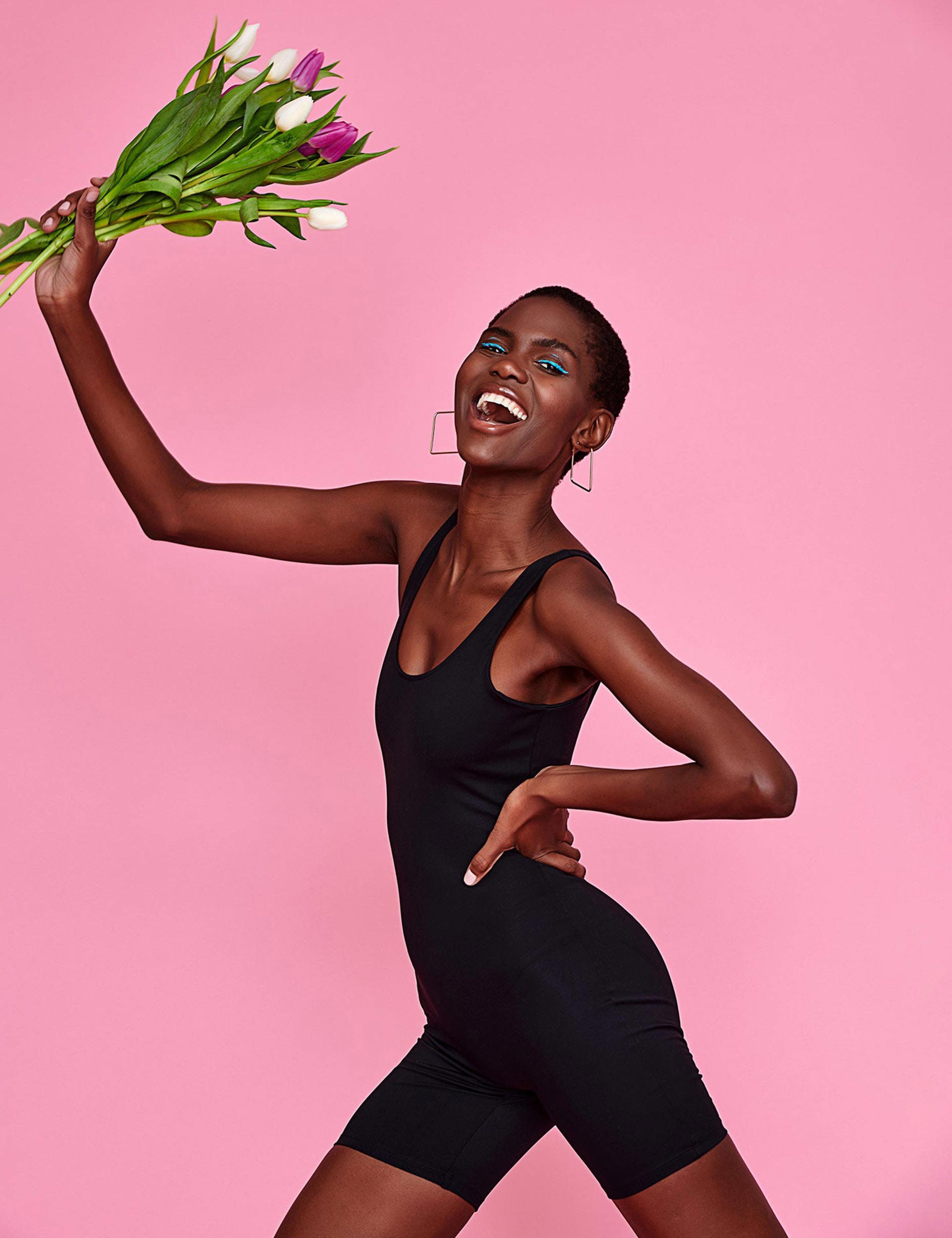 Girlfriend Collective | Bike Unitard - Black | The Sports Edit