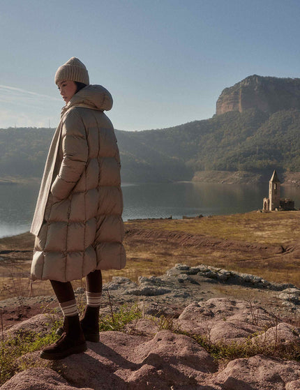 Varley Katya Long Down Puffer - Portabella Metallicimages4- The Sports Edit