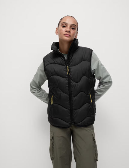 Goodmove Stormwear Quilted Puffer Gilet - Blackimage7- The Sports Edit