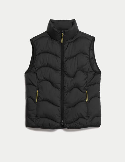 Goodmove Stormwear Quilted Puffer Gilet - Blackimage6- The Sports Edit