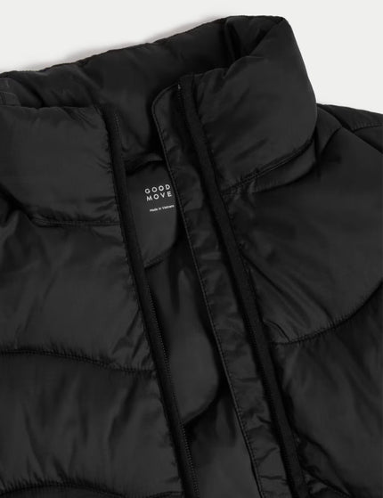 Goodmove Stormwear Quilted Puffer Gilet - Blackimage8- The Sports Edit