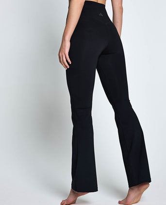 3 Stripes Studio All Me Flare X-Over Leggings - Black