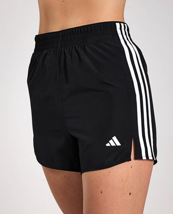 3-Stripes High Waisted Shorts - Black/White