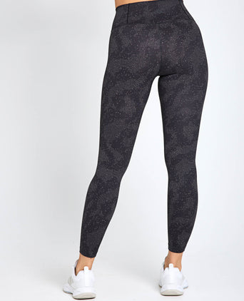All Me Print 7/8 Leggings - Charcoal/Black