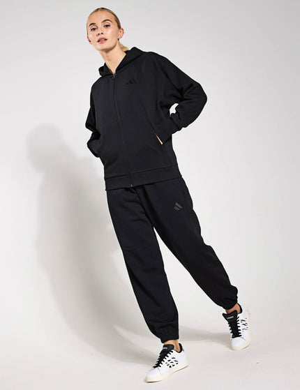 adidas ALL SZN Fleece Loose Joggers - Blackimage4- The Sports Edit