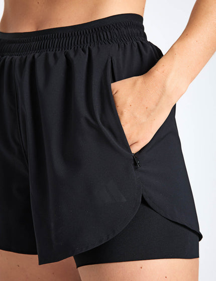 adidas D4T Workout Go To 2in1 Shorts - Blackimages3- The Sports Edit