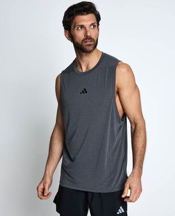 Designed For Training Workout Tank Top - Dark Grey Heather/Solid Grey