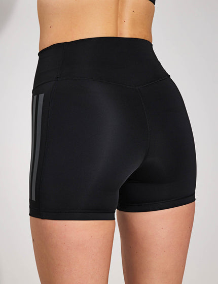 adidas Optime 3-Stripes 1/4 Short Leggings - Blackimage2- The Sports Edit