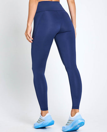 Run Essentials Full Length Leggings - Tech Indigo